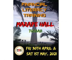 Financial Literacy Training Madang flyer 