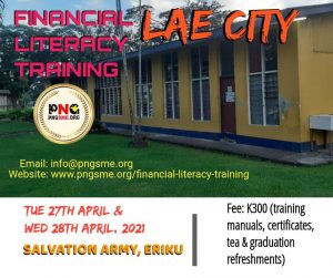 Financial Literacy Training Lae flyer 