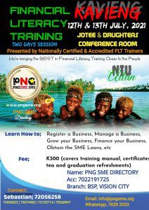 Kavieng - Financial Literacy Training 